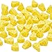 Gejoy 50 Pieces Miniatures Food Cheese Toy Halloween Decoration Mini Fake Cheese for Dollhouse Accessories Models for Kitchen Decoration DIY Accessory - Image 2