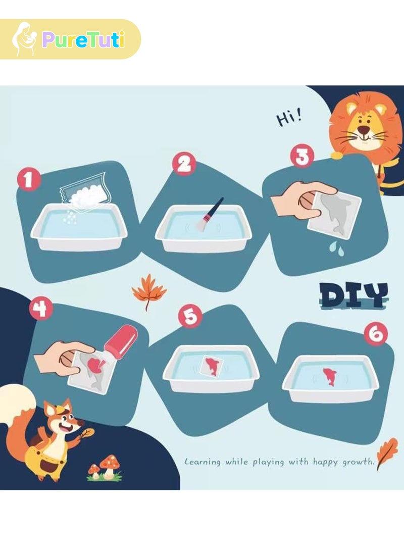 Magic Water Elf Beads Toy Set with Box,DIY Maker kit, Jelly Sea Animal Creature, Sensory Bin Set,Toys for 3+Year Old Boys Girls, Party Favors, Goodie Bags Fillers, Birthday Day Gifts and Prize - Image 5