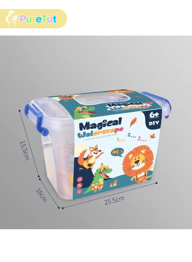 Magic Water Elf Beads Toy Set with Box,DIY Maker kit, Jelly Sea Animal Creature, Sensory Bin Set,Toys for 3+Year Old Boys Girls, Party Favors, Goodie Bags Fillers, Birthday Day Gifts and Prize - Image 2