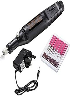Garberiel Garberiel Electric Nail File Drill Manicure Pedicure Machine Sets Portable Kit Salon Nail Art DIY (Black) 
