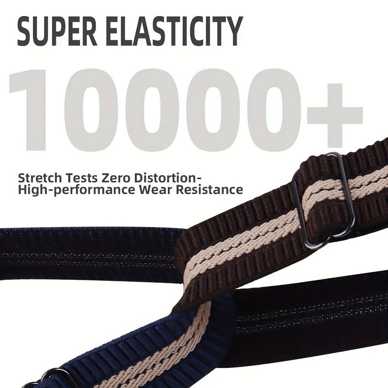 Stretchy Nylon Solo Loop Wristband for 38 40 41mm Dark Gray Sport Watch Strap - Image 4
