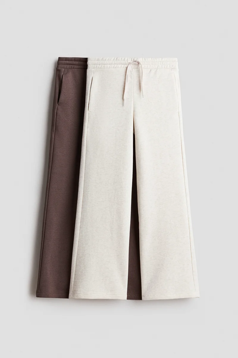 H&M 2-pack brushed-inside joggers
