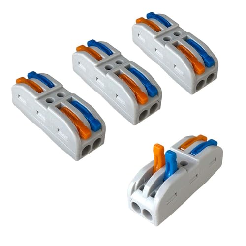 Gopendra Wire Clip Connector, Universal Connection Terminals, Circuit Inline Splices Electric Connectors, Quick Connect & Freely Assemble Electrical Splicing Kit for Compact (2 In 2 Out, 5) - Image 1