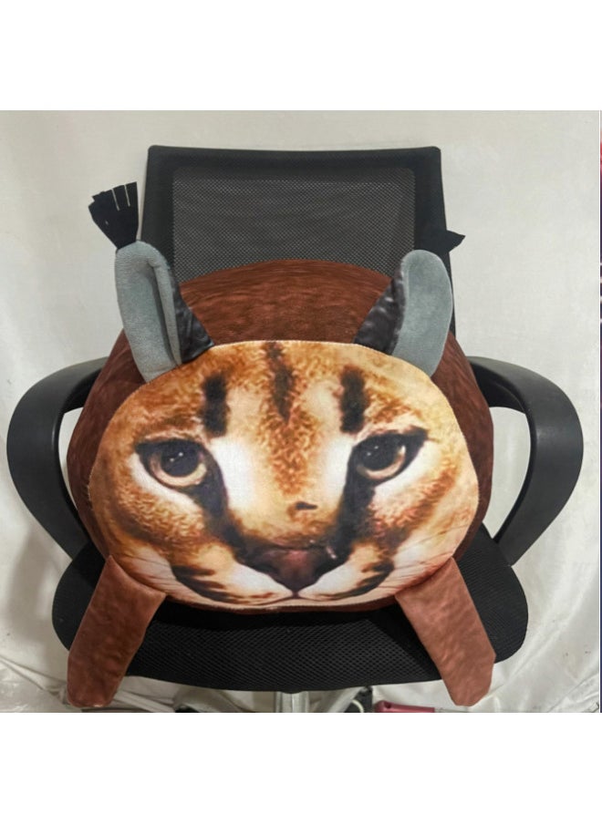 Generic - Big Floppa Plush Simulation Printed Caracal Doll Plush Toy Monkey Rabbit Children Pillow-Specifications:125.0cm G-Color:1 - Image 1