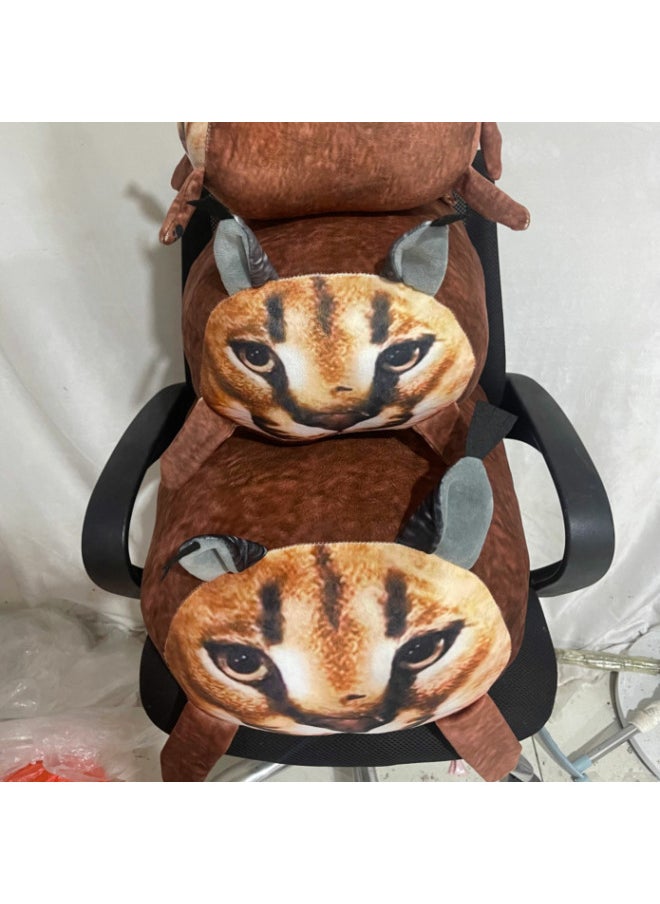 Generic - Big Floppa Plush Simulation Printed Caracal Doll Plush Toy Monkey Rabbit Children Pillow-Specifications:125.0cm G-Color:1 - Image 1