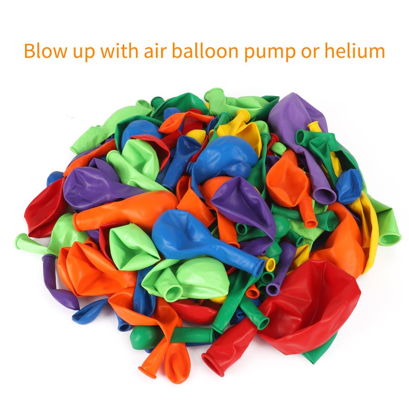 RUBFAC 189pcs Rainbow Balloon Garland Arch Kit, 7 Assorted Colors 5/12/18 Inch Latex Balloons for Birthday Party Baby Shower Wedding Anniversary Decoration - Image 5
