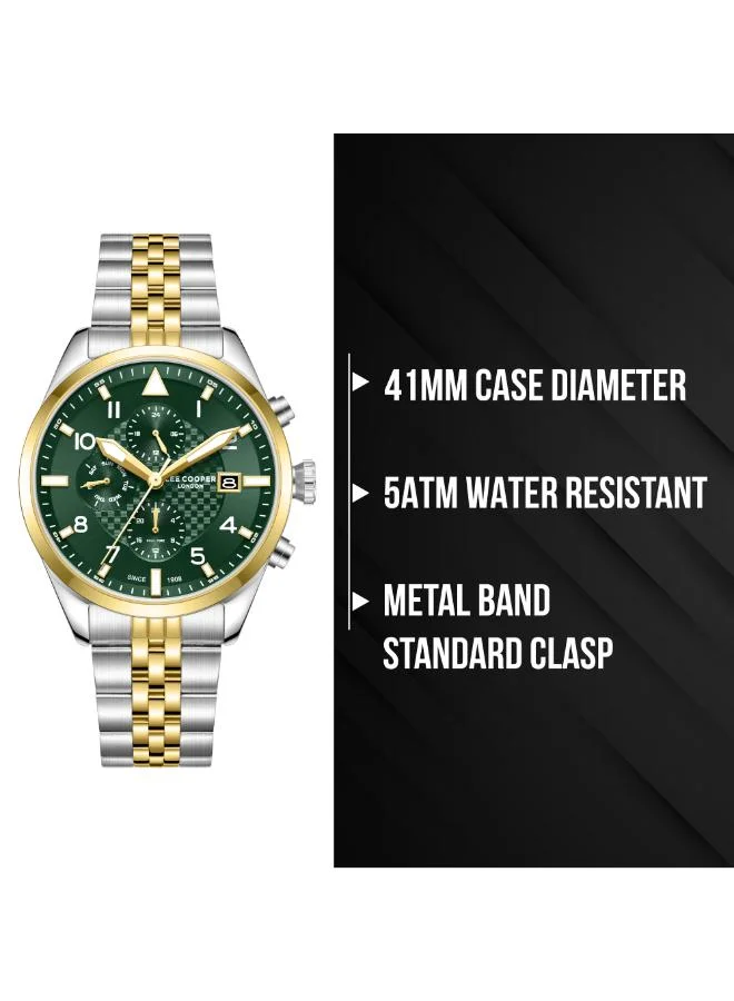 Lee Cooper  Men's METAL Multi Function Watch LC08318.270 - 41 mm for Men | Best Price UAE