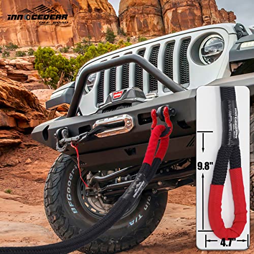 Innocedear 1"×30ft Recovery & Tow Rope Strap,Kinetic Energy Rope,Offroad Power Stretch Snatch Rope,Heavy-Duty Vehicle Recovery Rope,for Jeep car Truck ATV UTV SUV - Image 5