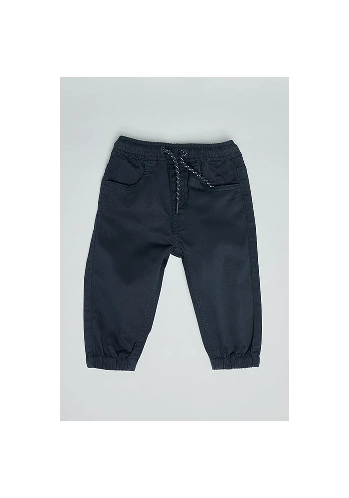 R&b Solid Jogger Pants with Drawstring Waist