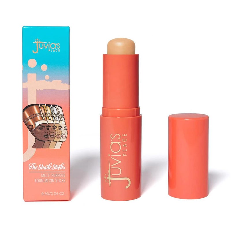 Juvia's Place Shade Stick Foundation, Concealer, Contour, Barcelona, Light w/Neutral Warm Undertone, .34 oz