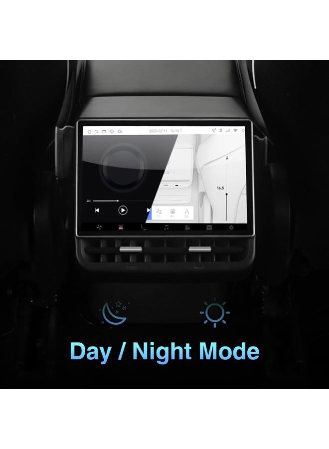 Osemall 8.66 Inch Rear Display Screen Compatible with Tesla Model 3 19-23&Y19-24, Android 13 Supports HD Movie Watching,4+64G,8-core, Supports seat Adjustment and Rear air Conditioning - Image 5