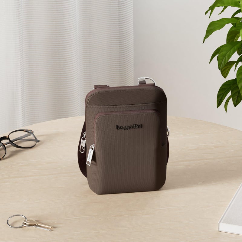 Baggallini Womens SecurtexÂ® Anti-Theft Activity Crossbody Bag, Portobello - Image 3
