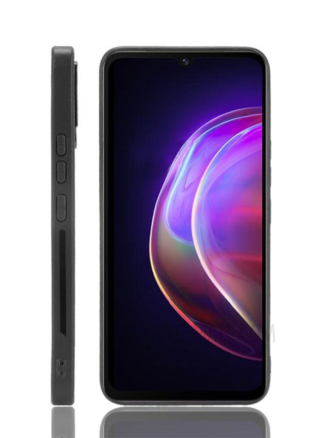 Tolwak غطاء حماية لهاتف Vivo V25 5G بنقشة مربعات على القماش - Image 3