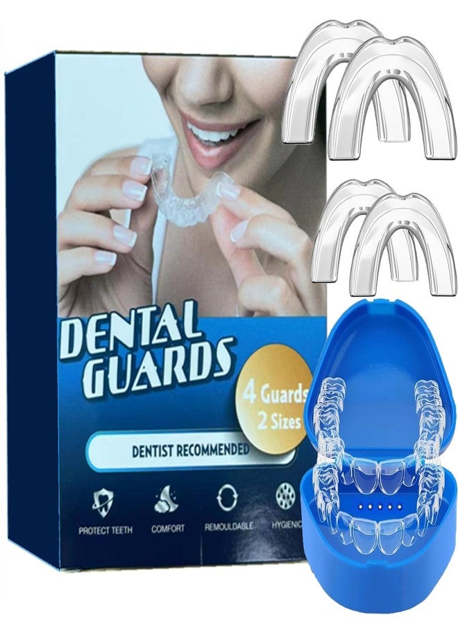 Buildcon 2 Pairs Night Guards for Teeth Grinding, Mouth Guard for Teeth Grinding, Comfort Fit Mouth Guard for Teeth Clenching, Dental Night Guard for People, Travel-Friendly Teeth Protection - Image 1