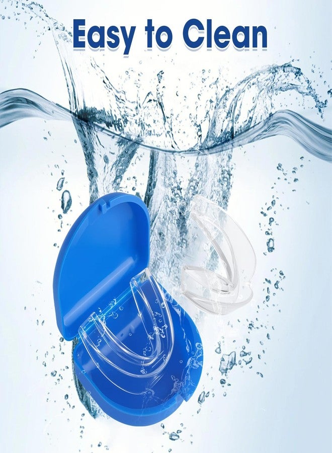 Buildcon 2 Pairs Night Guards for Teeth Grinding, Mouth Guard for Teeth Grinding, Comfort Fit Mouth Guard for Teeth Clenching, Dental Night Guard for People, Travel-Friendly Teeth Protection - Image 3