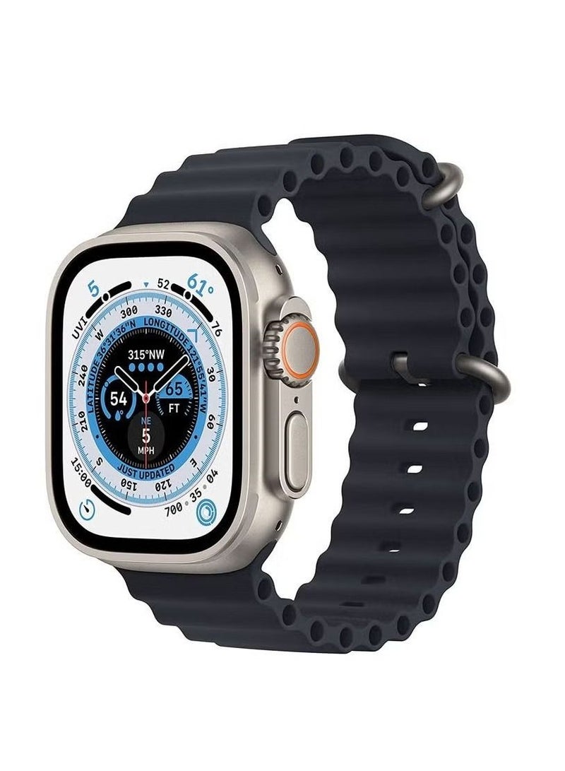 Ultra Smart Watch And Sports Watch 49mm With Two Straps, Blue - Image 1