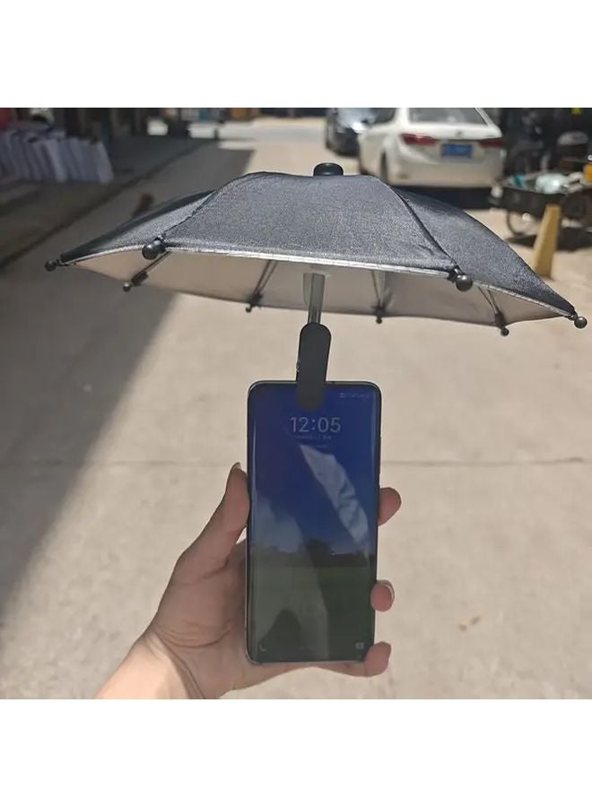 Style3 Mini Umbrella Clip On Phone Shade For Outdoor Beach Photography Rain Protection - Image 5