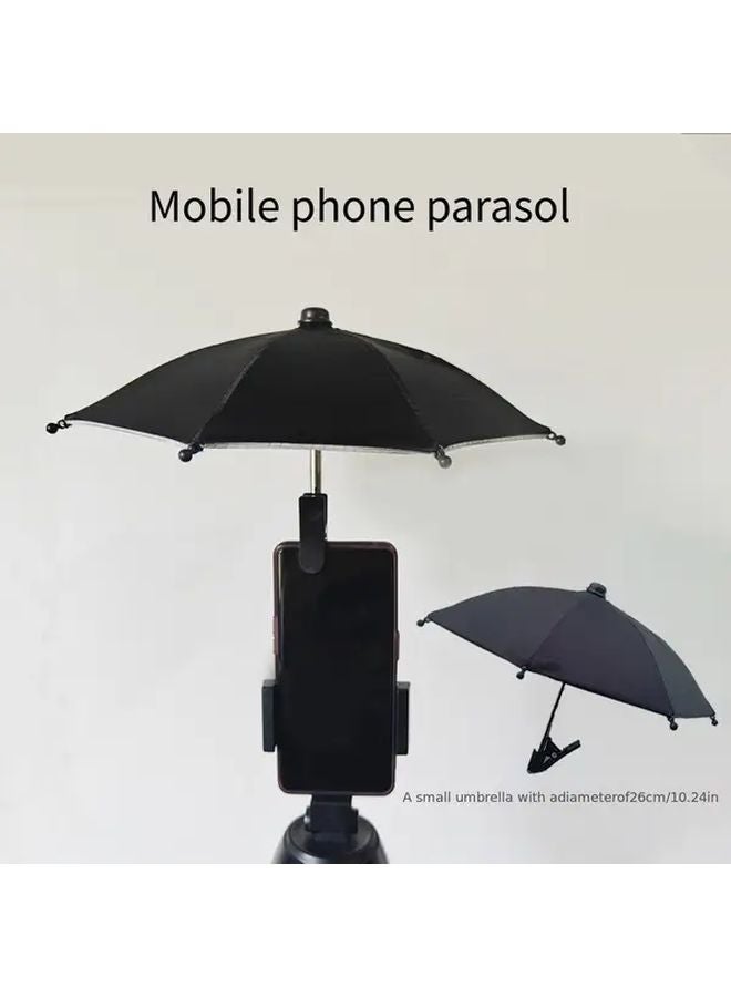 Style3 Mini Umbrella Clip On Phone Shade For Outdoor Beach Photography Rain Protection - Image 2