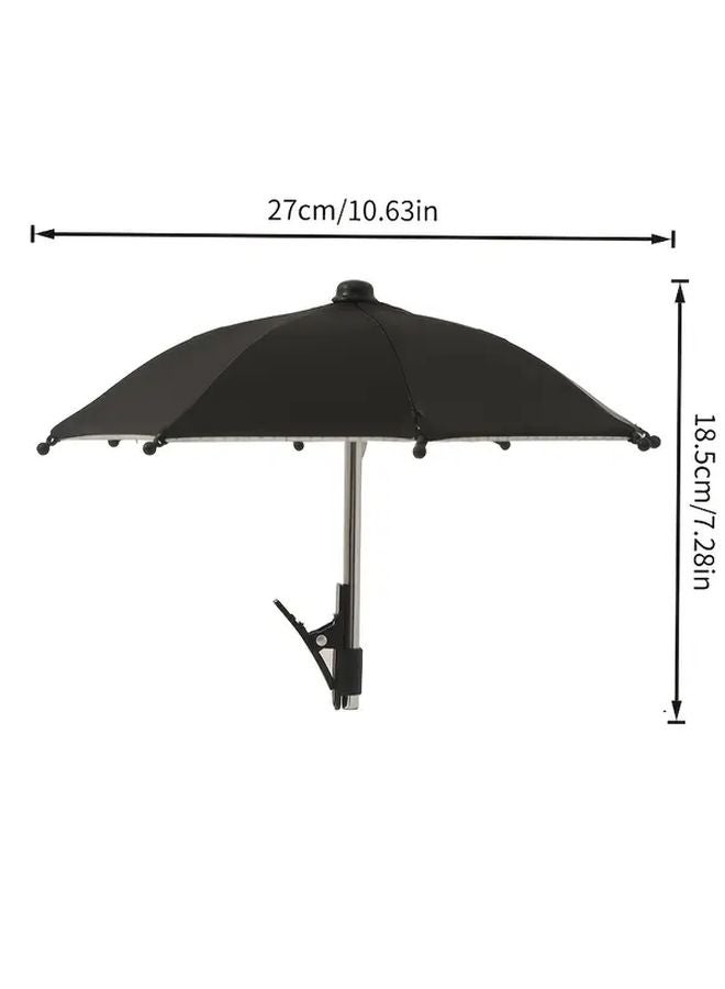 Style3 Mini Umbrella Clip On Phone Shade For Outdoor Beach Photography Rain Protection - Image 3