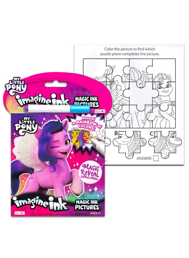 Bendon My Little Pony Imagine Ink Coloring Super Set ~ Bundle with 3 MLP Imagine Ink Mess-Free Coloring Books for Kids with Stickers (My Little Pony Party Favors and Activities) - Image 2