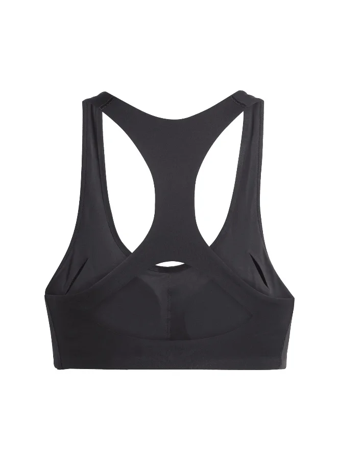 adidas Adidas Adizero Ms Black Workout Bra - Medium Support Bra For Women
