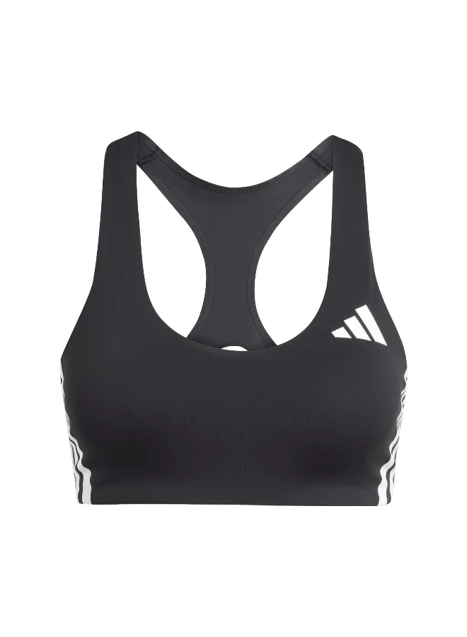 adidas Adidas Adizero Ms Black Workout Bra - Medium Support Bra For Women