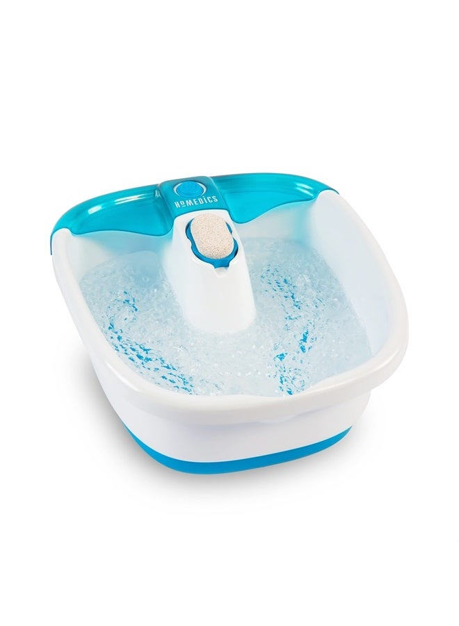 HoMedics حمام القدم بابل ميت، تحكم باللمس لأصابع القدم مع فقاعات منعشة ومضاد للتنقيط، عقد تدليك مرتفعة وحجر الخفاف القابل للإزالة - Image 1