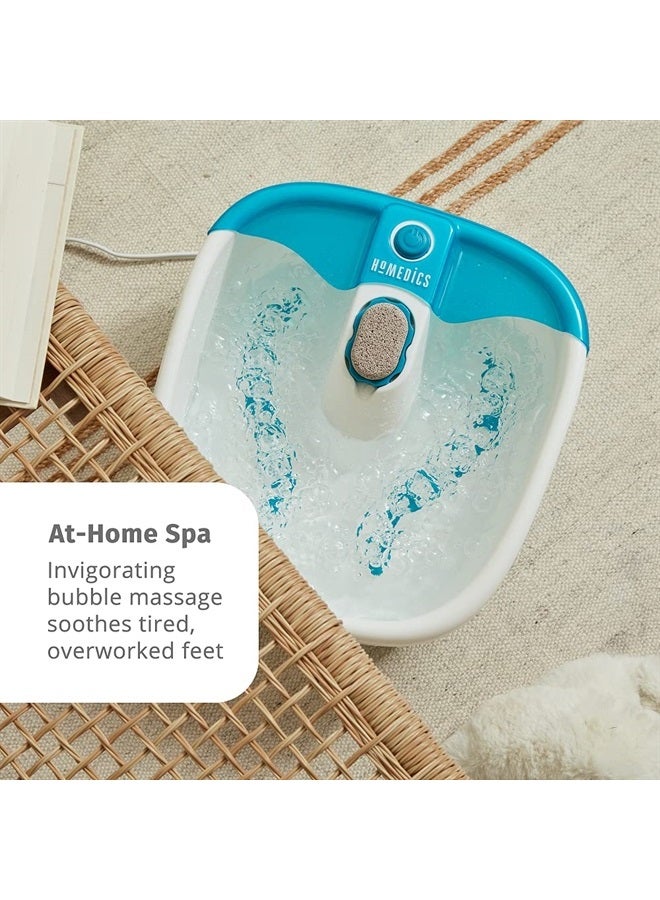 HoMedics حمام القدم بابل ميت، تحكم باللمس لأصابع القدم مع فقاعات منعشة ومضاد للتنقيط، عقد تدليك مرتفعة وحجر الخفاف القابل للإزالة - Image 4