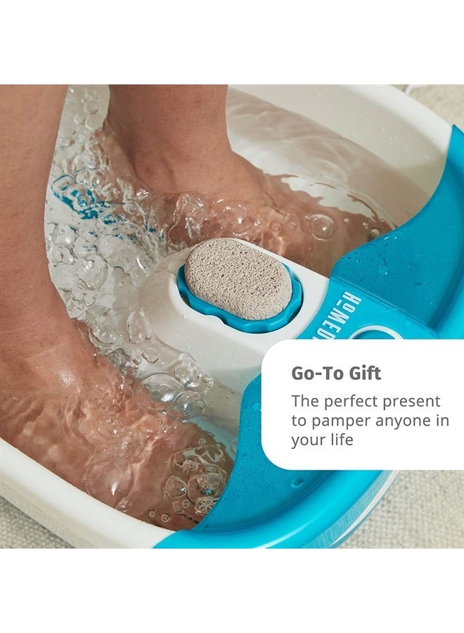HoMedics حمام القدم بابل ميت، تحكم باللمس لأصابع القدم مع فقاعات منعشة ومضاد للتنقيط، عقد تدليك مرتفعة وحجر الخفاف القابل للإزالة - Image 5