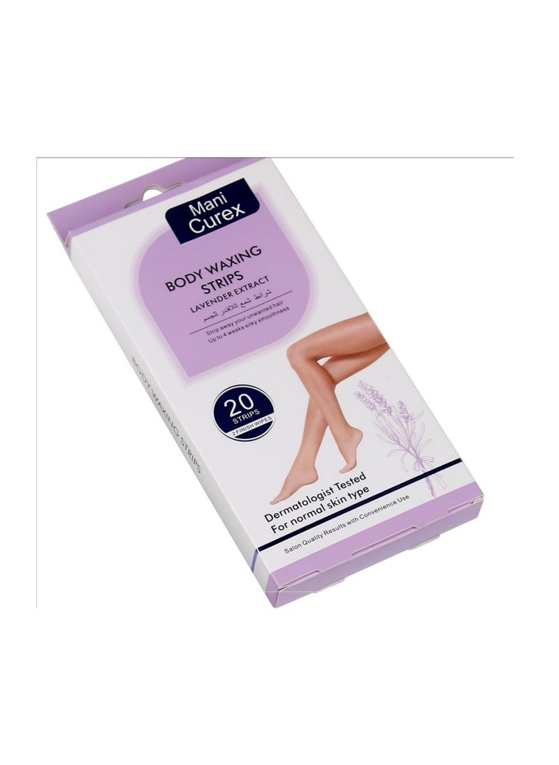 Mani Curex BODY WAXING STRIPS LAVENDER EXTRACT  - Image 1