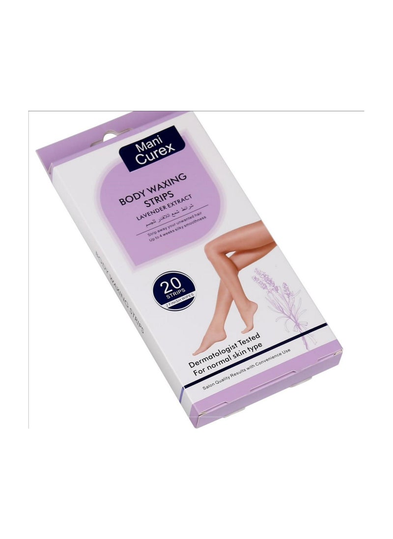 Mani Curex BODY WAXING STRIPS LAVENDER EXTRACT  - Image 4