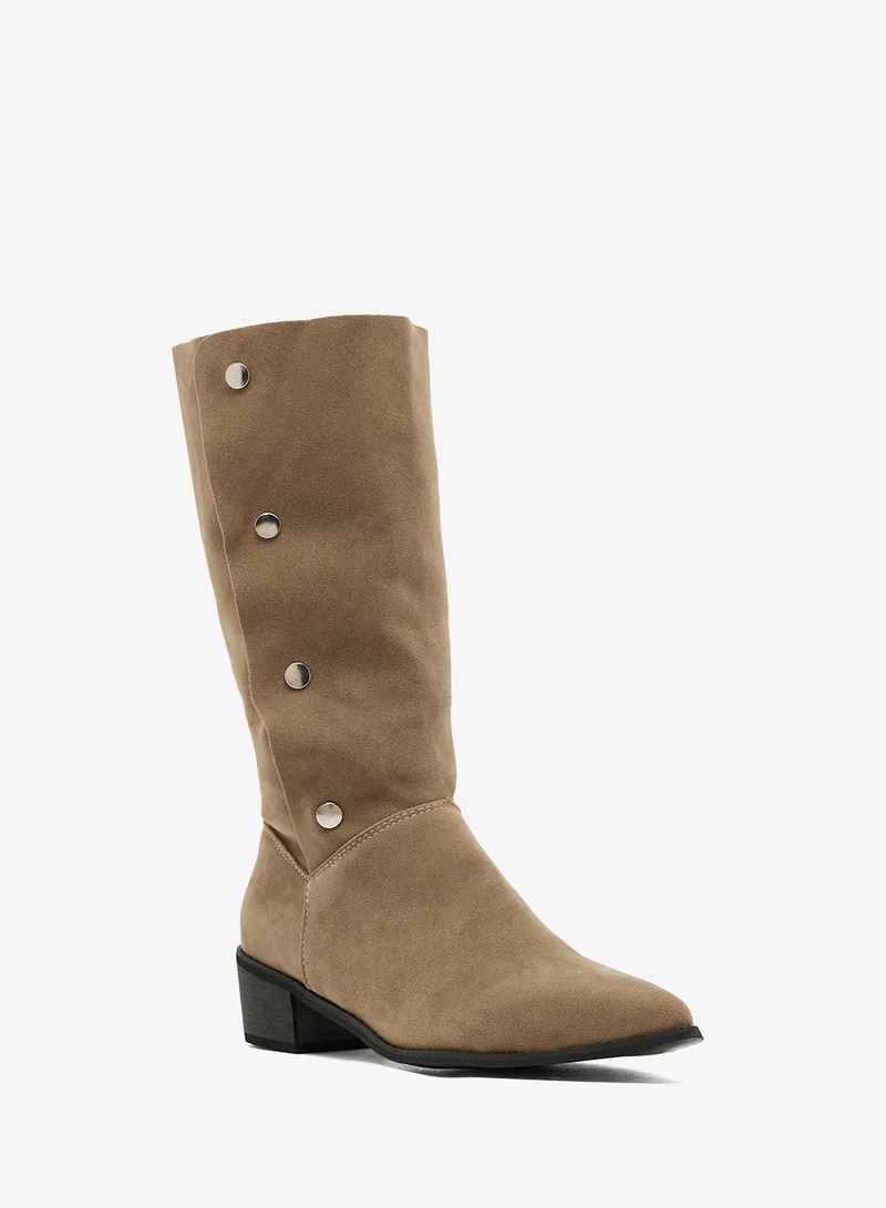 ELLA Suede Knee High Boots