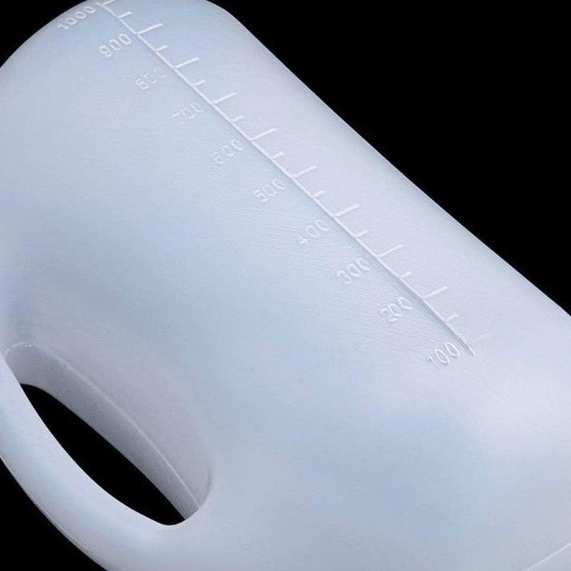 klarako 1pcs 1000ML Urinal Car Potty Unisex Urinal Car Potty with Lid and Funnel for Men Women Children Car Traveling Camping Diabetes - Image 5