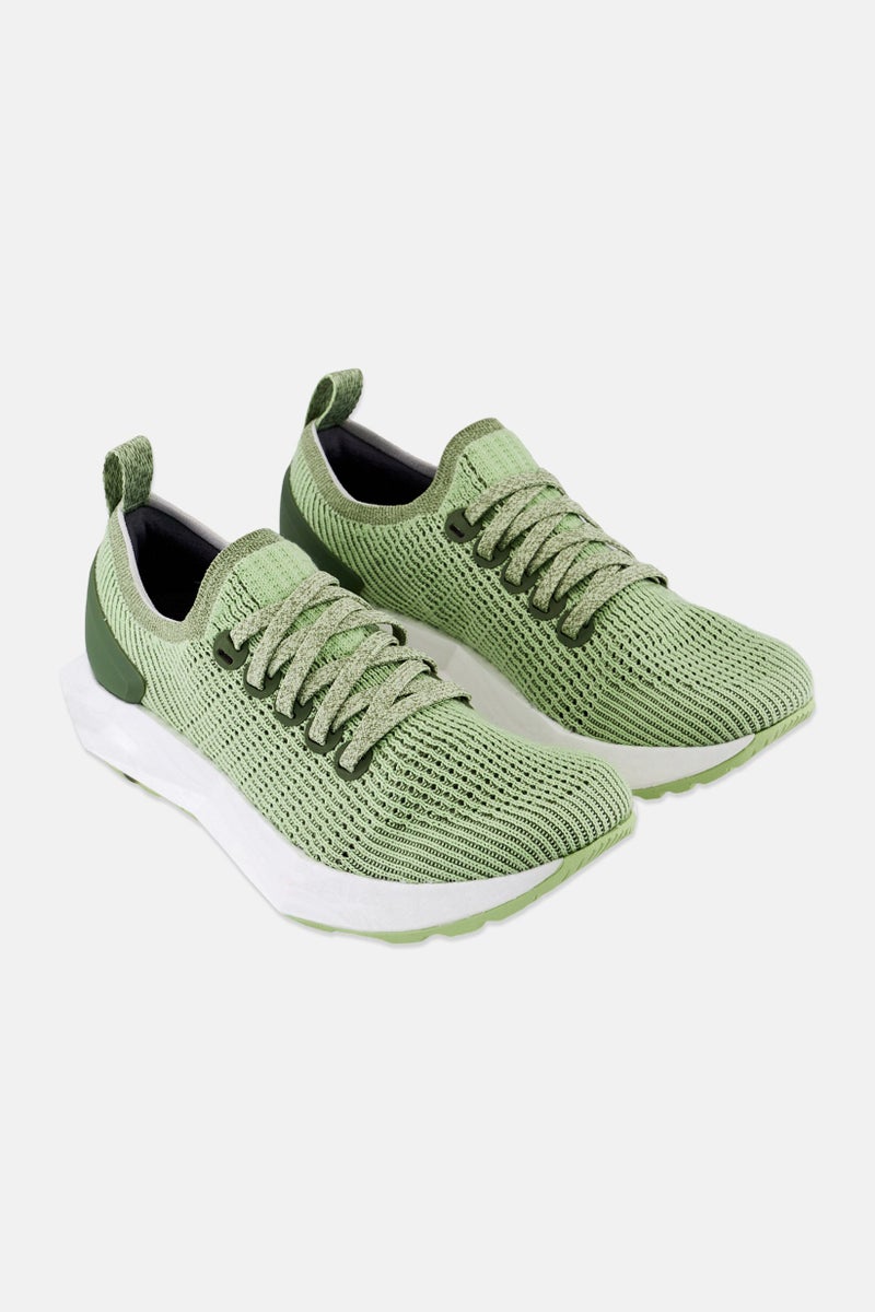 Allbirds Women Tree Flyer Lace Up Running Shoes, Forage Green - Image 1