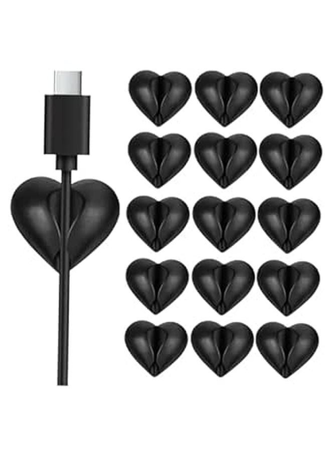 16 Pack Adhesive Cord Clips Cable Management Wire Holders For Home Office Organization - Image 1