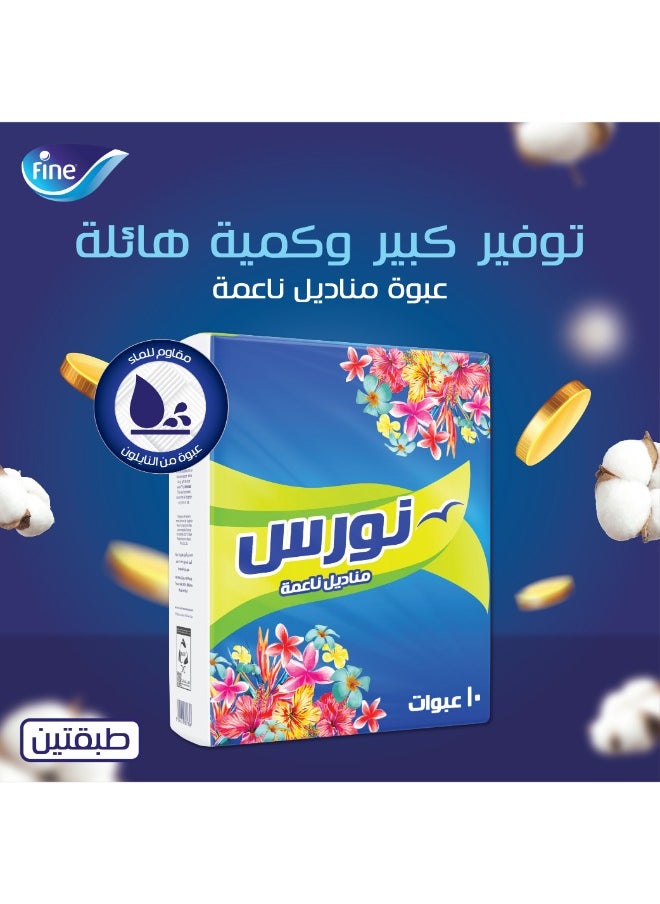 Fine Soft Sterilized 2 Ply Fassial Tissue 160 Sheets Pack of 10  - Image 2
