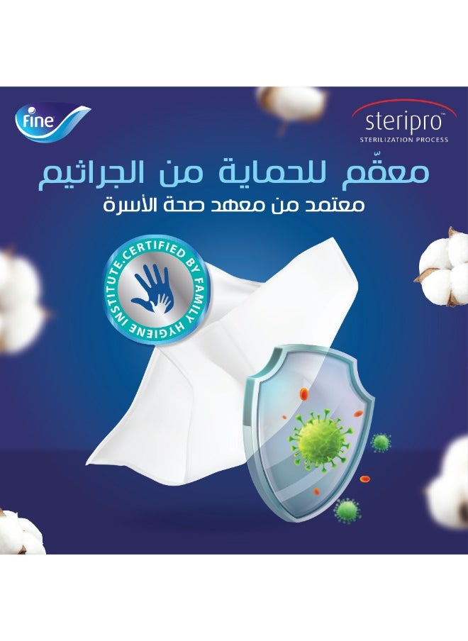 Fine Soft Sterilized 2 Ply Fassial Tissue 160 Sheets Pack of 10  - Image 5