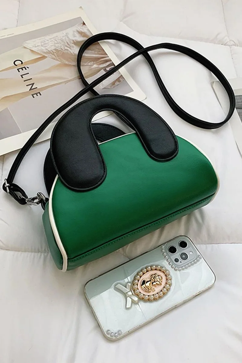 Bahels Women's Green Special Design Bloom Strap Shoulder Bag