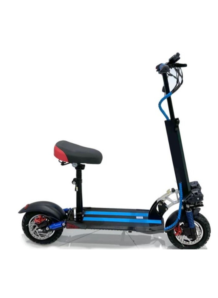 Winner Sky E-Scooter E10 Powerful 1000W Motor Full Foldable Design with Extended Range Anti-Theft RC Blue Helmet Included Top Choice for Urban Commutes - Image 3