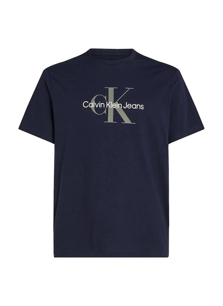 Calvin Klein Jeans Logo Print Crew Neck T-Shirt