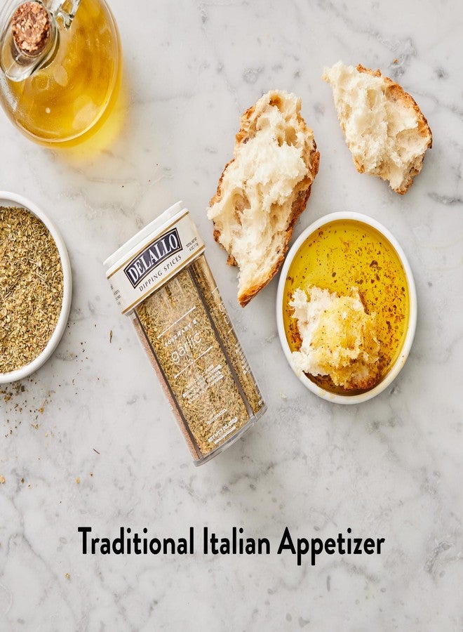 DeLallo Italian Dipping Spices Variety Seasoning Shaker, 4 Ounce Container, with Garlic, Pepper & Tomato, Sun-Dried Tomato, Rosemary & Garlic, Roasted Garlic Parmesan - Image 3