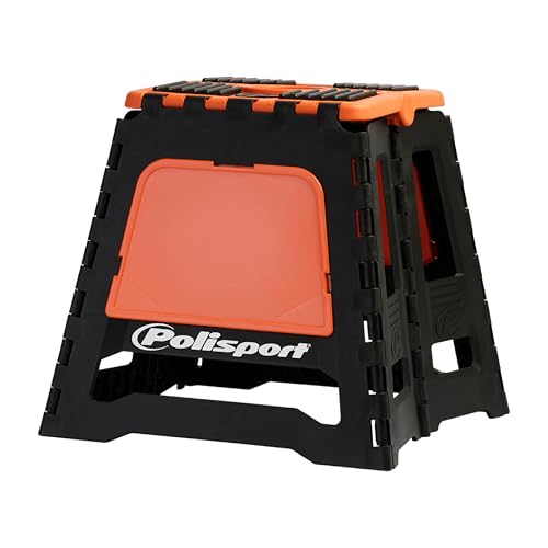 Polisport Foldable Pit Bike Stand (FIM Motocross World Championship Official Podium Bike Stand) (Orange) - Image 1