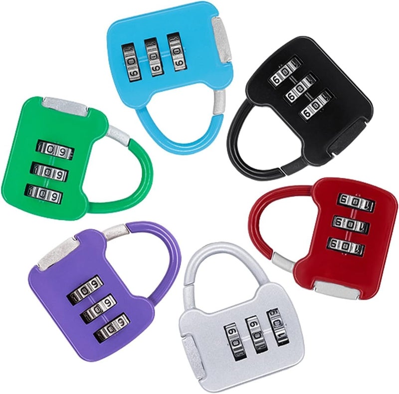 Metal Number Lock .Durable Material Combination Padlock, Suitable for School, Home, Cabinets and Bags Square Style (Black) - Image 4