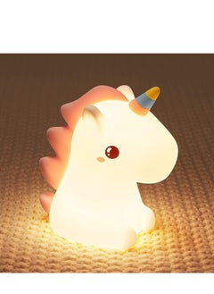 Unicorn Night Light for Girls Bedroom – Cute LED Color Changing Lamp, Squishy Silicone Night Light for Kids, Rechargeable USB Baby Toddler Decor, Ideal Unicorn Gifts for Girls, Soft LED Nursery Light for Kids Room, Cozy and Fun Bedroom Decor