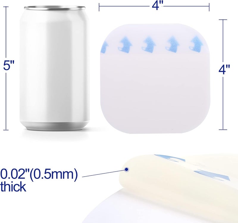 LotFancy Hydrocolloid Bandages 4x4 14 Patches Ultra Thin Large Hydrocolloid Gel Dressing Waterproof Wound Care Dressing Pad for Blister Bed Sore Burn Pressure Ulcer Healing - Image 3