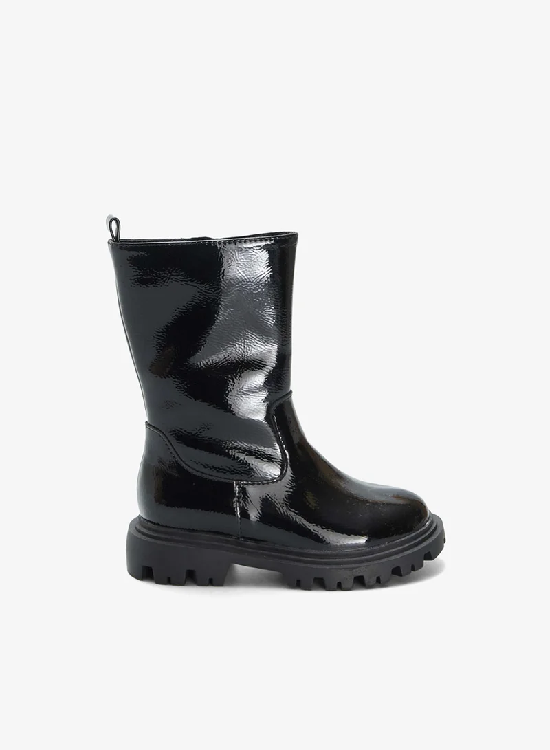 كيابي بوت للكاحل براءة اختراع أسود