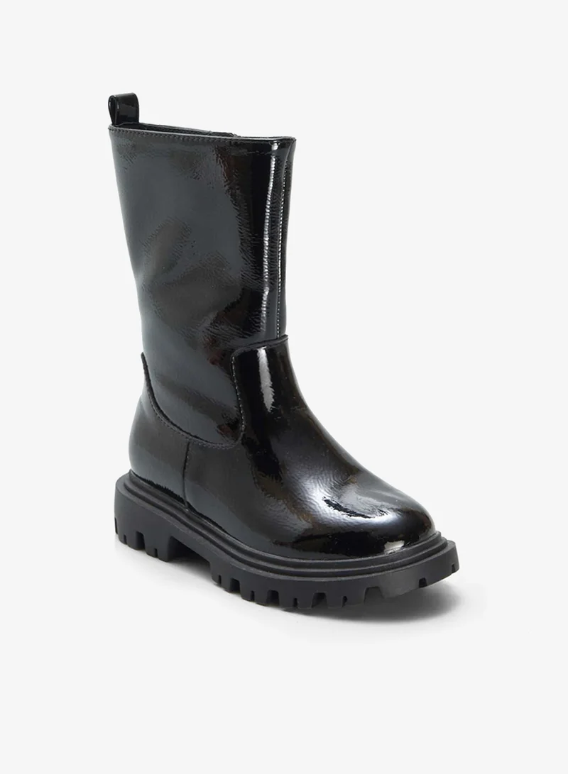 كيابي بوت للكاحل براءة اختراع أسود