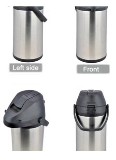 Stainless Steel Thermos Coffee Jug Push Button Dispenser Double Wall Airtight Sealed Vacuum Flask Tea Carafe Heat Retention Thermal Insulated Thermos for Coffee Tea Hot Water 2.5/3/4/5 L - pzsku/Z3C209FA8C239BE0BDFD7Z/45/_/1729779443/c4b7ec3a-8581-4776-bea2-52a04971e778