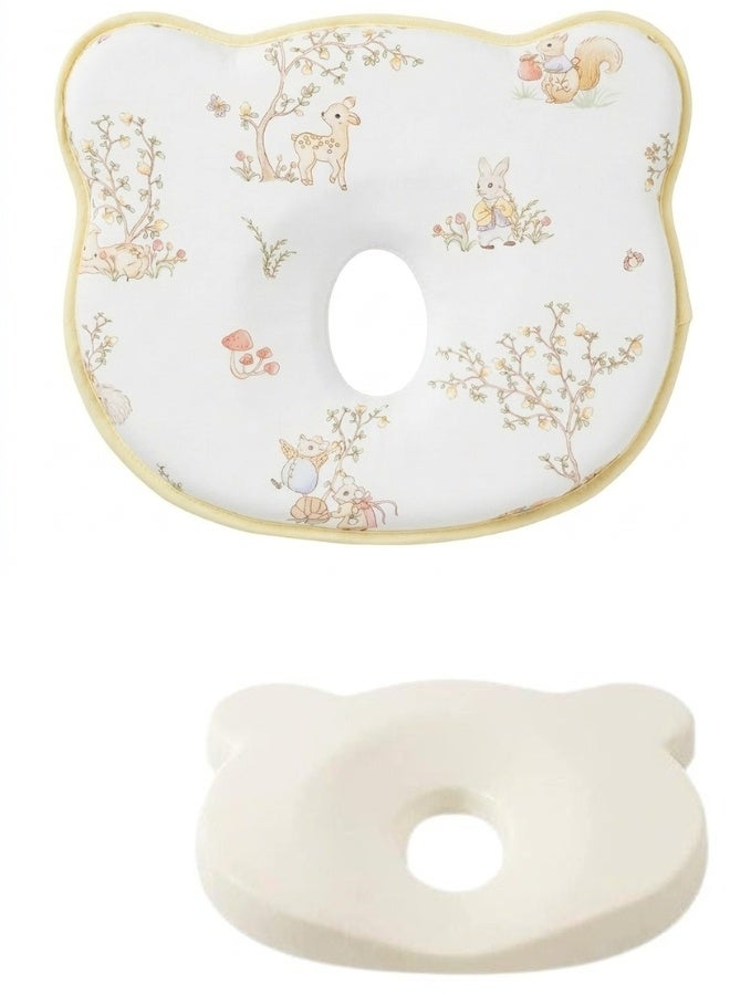 Baby neck support pillow Baby's head shaping pillow Memory foam pillow core Prevention and correction of eccentricity Baby pillows Suitable for newborns - Image 2