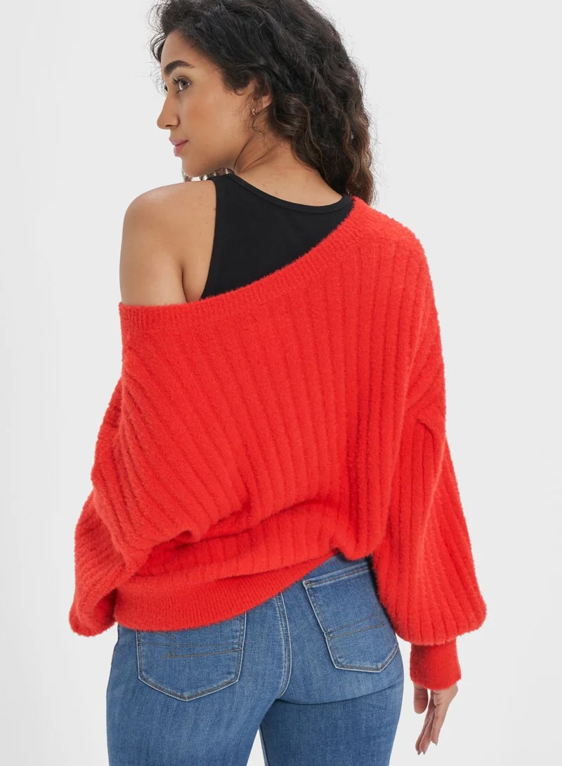 آري من امريكان ايجل V-Neck Ribbed Sweater